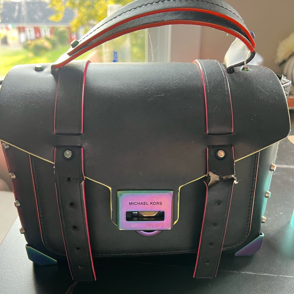 Michael Kors Iridescent Black Handbag